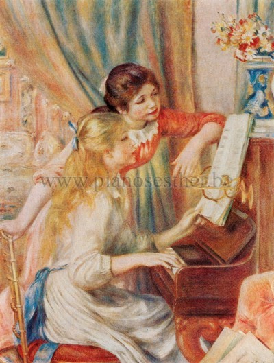 Les Jeunes Filles au piano de Renoir - 1892